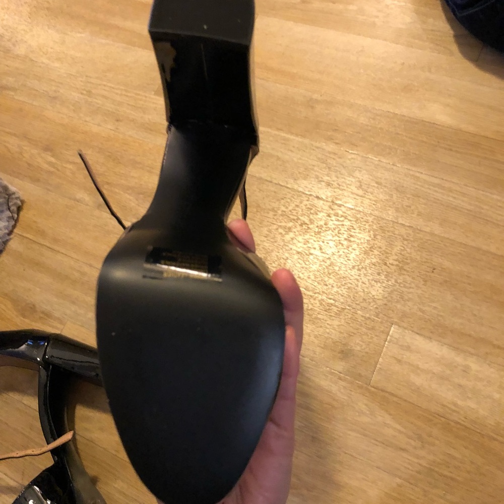 Never worn block heels, size 6.5